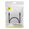 Кабель Baseus High Speed CAT5 Gigabit Ethernet Cable (Round Cable) 1.5m Cluster (B00133206111-02) Чорний (44717)