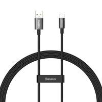 Дата кабель Baseus Superior Series (SUPERVOOC) Fast Charging USB to Type-C 65W 1m (CAYS00090) Черный (44735)
