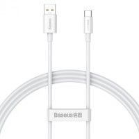 Дата кабель Baseus Superior Series (SUPERVOOC) Fast Charging USB to Type-C 65W 1m (CAYS00090) Белый (46468)