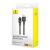 Дата кабель Baseus Unbreakable Series Fast Charging USB to Lightning 2.4A 1m (P10355802111-0) Чорний (44737)