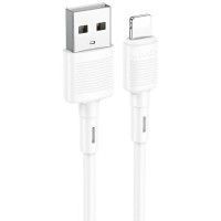 Дата кабель Hoco X83 Victory USB to Lightning (1m) Белый (44746)