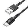 Дата кабель Hoco X83 Victory USB to Type-C (1m) Черный (44753)