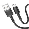 Дата кабель Hoco X83 Victory USB to MicroUSB (1m) Чорний (44841)