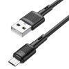 Дата кабель Hoco X83 Victory USB to MicroUSB (1m) Чорний (44841)