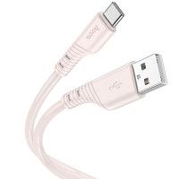 Дата кабель Hoco X97 Crystal color USB to Type-C (1m) Рожевий (44762)