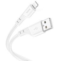 Дата кабель Hoco X97 Crystal color USB to Lightning (1m) Белый (44774)