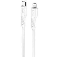 Дата кабель Hoco X97 Crystal color Type-C to Lightning 20W (1m) Белый (44776)