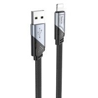 Дата кабель Hoco U119 Machine charging data USB to Lightning (1.2m) Черный (46843)