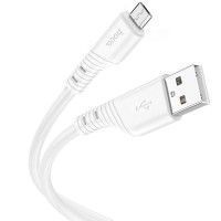 Дата кабель Hoco X97 Crystal color USB to MicroUSB (1m) Білий (44786)