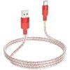Дата кабель Hoco X99 Crystal Junction USB to Type-C (1.2m) Красный (44793)