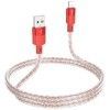 Дата кабель Hoco X99 Crystal Junction USB to Lightning (1.2m) Красный (44810)