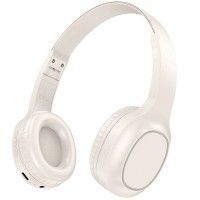 Накладні бездротові навушники Hoco W46 Charm Белый (44837)