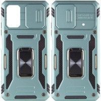 Ударостійкий чохол Camshield Army Ring для Xiaomi Poco F5 / Note 12 Turbo Зелений (43172)