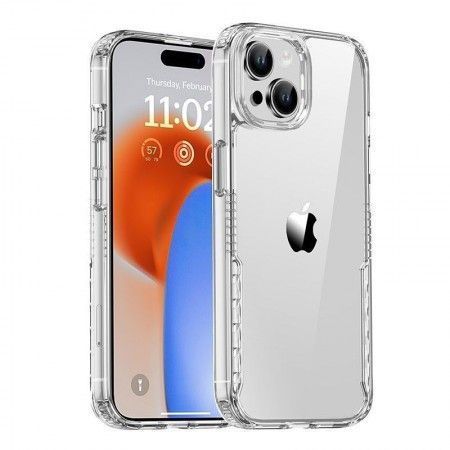 Чохол TPU+PC Multi-Color для Apple iPhone 15 (6.1'') Прозрачный (42724)