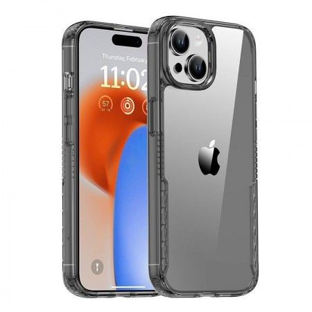 Чохол TPU+PC Multi-Color для Apple iPhone 15 (6.1'') Сірий (42725)