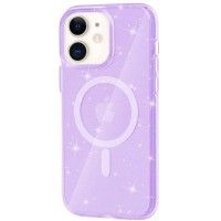 Чохол TPU Galaxy Sparkle (MagFit) для Apple iPhone 11 (6.1'') Пурпурный (42750)