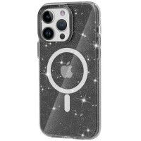 Чохол TPU Galaxy Sparkle (MagFit) для Apple iPhone 12 Pro / 12 (6.1'') Черный (42756)