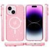 Чохол TPU Galaxy Sparkle (MagFit) для Apple iPhone 15 (6.1'') Рожевий (42791)