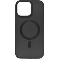 Чохол TPU+Glass Sapphire Midnight Open Camera with MagSafe для Apple iPhone 15 (6.1'') Черный (42817)