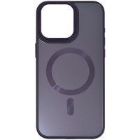 Чохол TPU+Glass Sapphire Midnight Open Camera with MagSafe для Apple iPhone 15 (6.1'') Фіолетовий (42816)