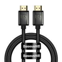 Дата кабель Baseus HDMI High Definition Series 8KHDMI To 8KHDMI (Zinc alloy) (1m) (WKGQ000001)) Чорний (43041)