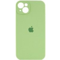 Чохол Silicone Case Full Camera Protective (AA) для Apple iPhone 15 (6.1'') М'ятний (46853)