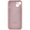 Чохол Silicone Case Full Camera Protective (AA) для Apple iPhone 15 (6.1'') Розовый (44120)