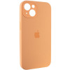 Чохол Silicone Case Full Camera Protective (AA) для Apple iPhone 15 (6.1'') Помаранчевий (44111)