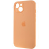 Чохол Silicone Case Full Camera Protective (AA) для Apple iPhone 15 (6.1'') Помаранчевий (44111)