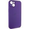 Чохол Silicone Case Full Camera Protective (AA) для Apple iPhone 15 (6.1'') Фіолетовий (44130)