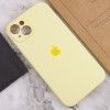 Чохол Silicone Case Full Camera Protective (AA) для Apple iPhone 15 Plus (6.7'') Желтый (44136)