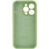 Чохол Silicone Case Full Camera Protective (AA) для Apple iPhone 15 Pro (6.1'') Мятный (44173)