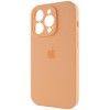 Чохол Silicone Case Full Camera Protective (AA) для Apple iPhone 15 Pro (6.1'') Оранжевый (44174)