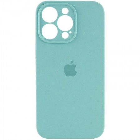 Чохол Silicone Case Full Camera Protective (AA) для Apple iPhone 15 Pro (6.1'') Бірюзовий (44160)
