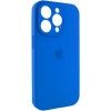 Чохол Silicone Case Full Camera Protective (AA) для Apple iPhone 15 Pro (6.1'') Синій (44182)