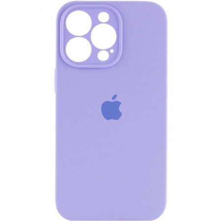 Чохол Silicone Case Full Camera Protective (AA) для Apple iPhone 15 Pro (6.1'') Бузковий (46860)
