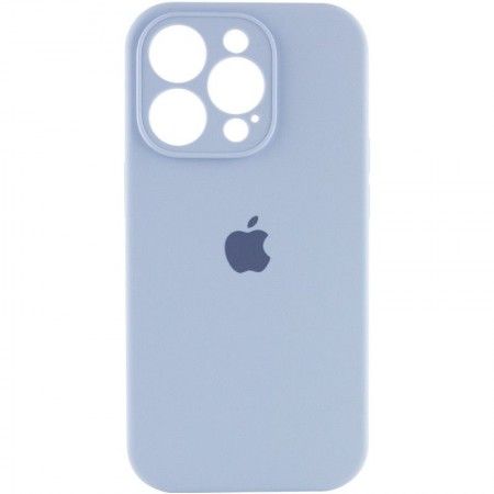 Чохол Silicone Case Full Camera Protective (AA) для Apple iPhone 15 Pro (6.1'') Блакитний (44162)