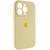 Чохол Silicone Case Full Camera Protective (AA) для Apple iPhone 15 Pro (6.1'') Жовтий (44164)
