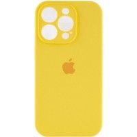 Чохол Silicone Case Full Camera Protective (AA) для Apple iPhone 15 Pro (6.1'') Жовтий (44165)