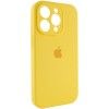 Чохол Silicone Case Full Camera Protective (AA) для Apple iPhone 15 Pro (6.1'') Желтый (44165)