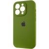 Чохол Silicone Case Full Camera Protective (AA) для Apple iPhone 15 Pro (6.1'') Зелёный (44167)