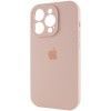 Чохол Silicone Case Full Camera Protective (AA) для Apple iPhone 15 Pro Max (6.7'') Рожевий (44206)