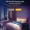 Настільна LED лампа RGB Smart desk oval lamp Bluetooth USB with app Чорний (46869)
