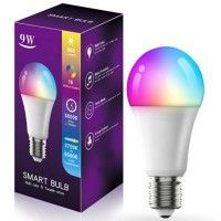 Світлодіодна RGB лампочка Smart bulb light 1 with Bluetooth E27 with app Білий (46870)