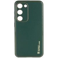 Шкіряний чохол Xshield для Samsung Galaxy S23 FE Зелений (44925)