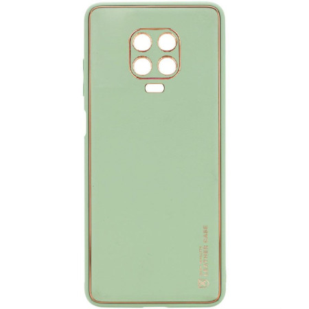 Шкіряний чохол Xshield для Xiaomi Redmi Note 9s / Note 9 Pro / Note 9 Pro Max Зелёный (44954)