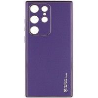 Шкіряний чохол Xshield для Samsung Galaxy S21 Ultra Фіолетовий (44949)