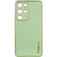 Шкіряний чохол Xshield для Samsung Galaxy S21 Ultra Зелений (44947)