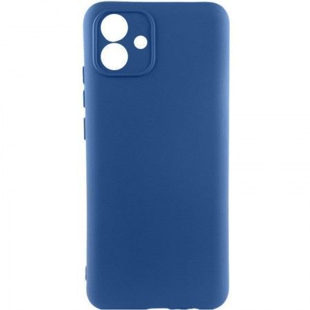 Чохол Silicone Cover Lakshmi Full Camera (A) для Samsung Galaxy A05 Синій (44226)