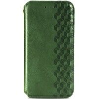 Шкіряний чохол книжка GETMAN Cubic (PU) для Samsung Galaxy A05 Зелёный (44247)